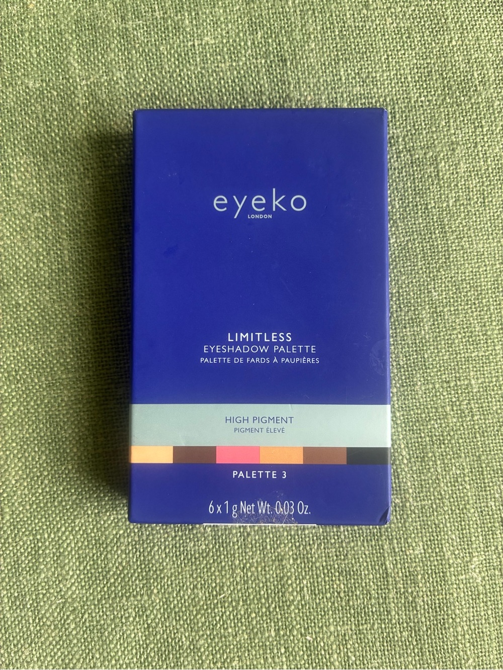 Eyeko London Limitless Eyeshadow Palette 3 – High Pigment – New
